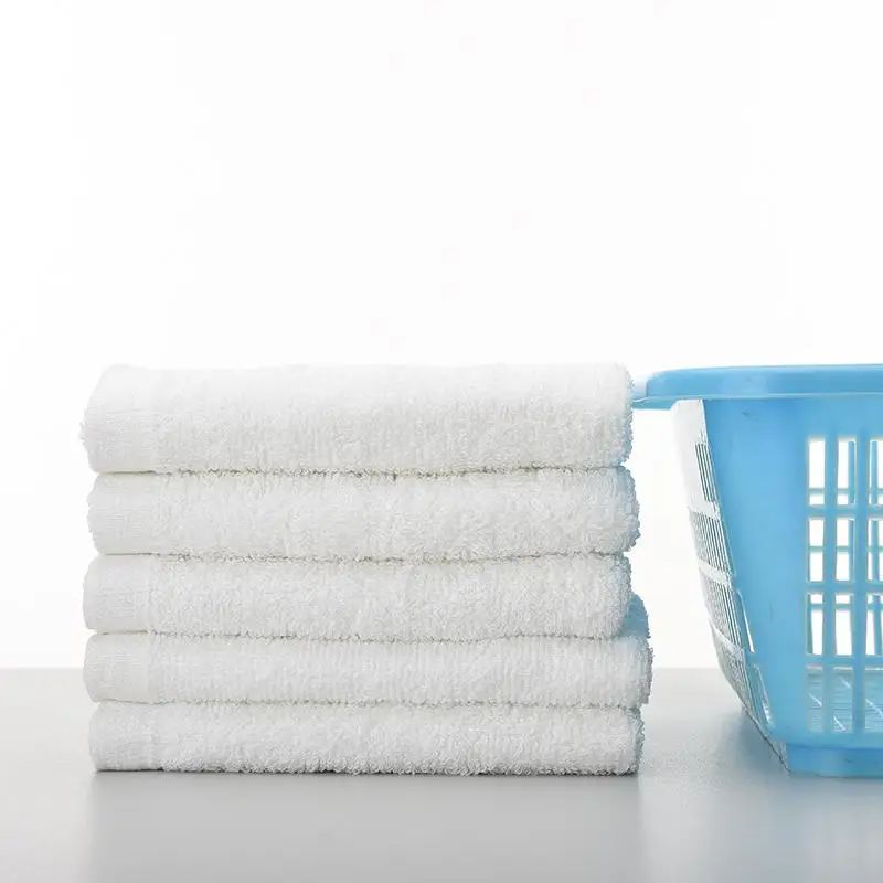 Water-absorbent Cotton Bath Beach Towels White Hotel Towel Set Face Towel For Adults Bathroom Home Washcloths 73*33cm