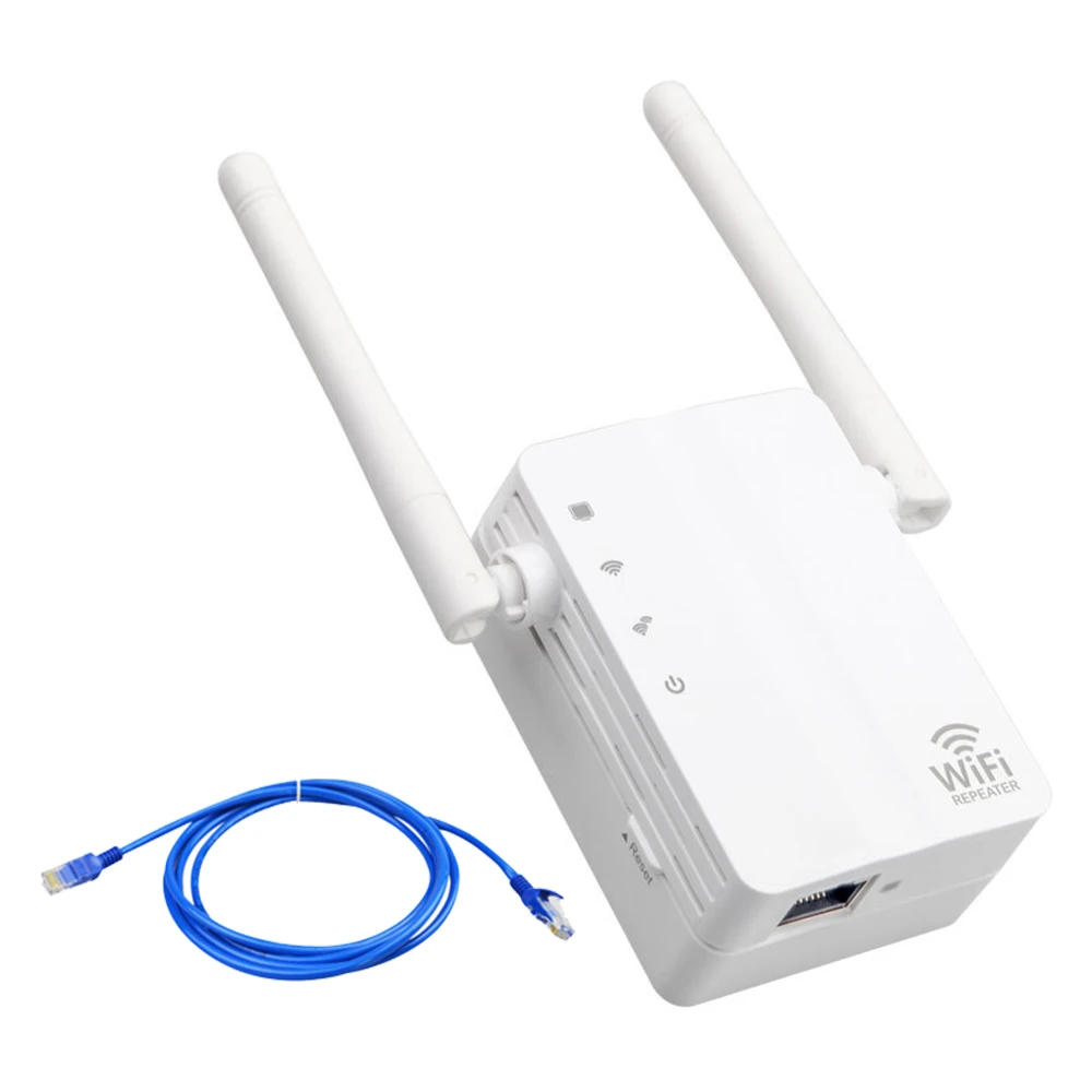 gewelddadig Locomotief bruiloft Wireless WiFi Repeater with Bonus 1m Cable Signal Amplifier 802.11N/B/G 2  Antennas Range Extender 300Mbps Wifi Signal Booster|Power Cords & Extension  Cords| - AliExpress