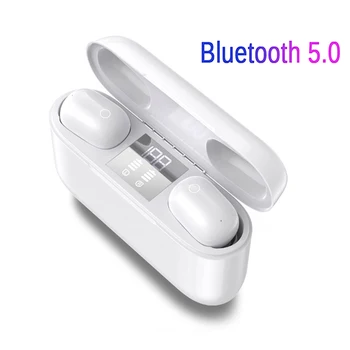 

M2 TWS wireless bluetooth V5.0 Earphones LED digital display Smart touch Control HIFI Stereo Sound Headphones for Huawei Xiaomi