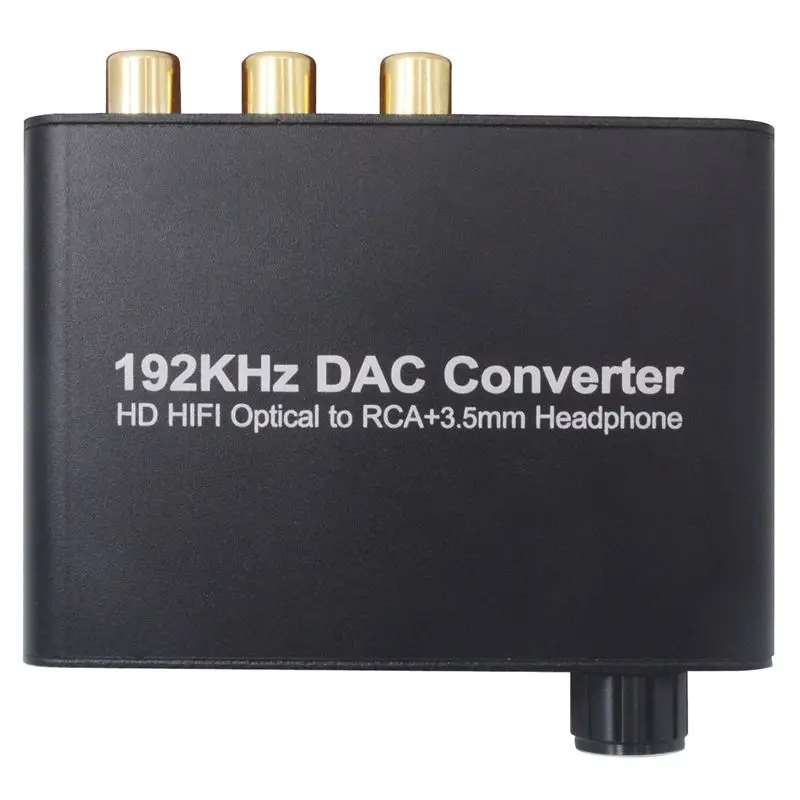 192kHz DAC della Fibra Coassiale Convertitore 5.1 HD Digital Audio Decoder Supporto AC-3/DTS Regola