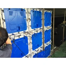 12 шт. P5 открытый SMD2727 640X640 мм литье под давлением алюминиевый шкаф rgb полноцветный светодиодный экран видеостена панель