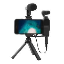 3,5 мм микрофон телефон стабилизатор Gimbal аудио адаптер разъем телефона держатель настольный штатив набор для OSMO карман