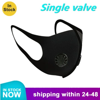 

Washable PM2.5 Filter Mask With Breathing Valve Dustproof Facial Protective Cover Reusable Masks Sponge Mask