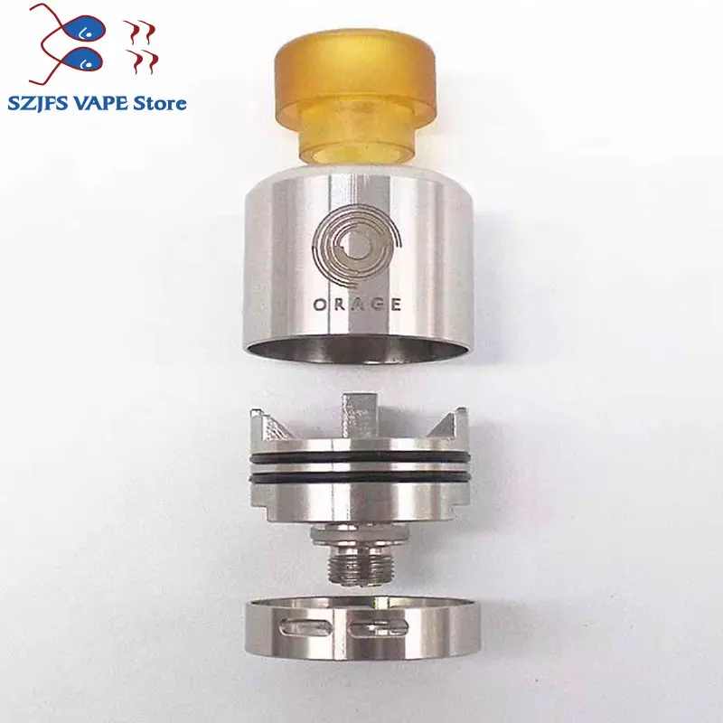 Новейший ORAGE Styled RDA 24 мм Диаметр бак перестраиваемый капающий атомайзер с