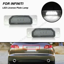 Lampe de plaque d'immatriculation LED pour VW Caddy Mk3 Golf Mk5 Plus Jetta Mk3 Passat 3B B5 3C B6 Touran Transporter T5 Superb, 2 pièces 