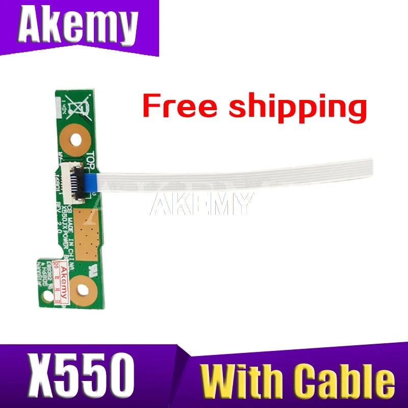 Оригинальный Для Asus X550 X550V X550C X550CC X550CA X550VC X550VB Переключатель платы кнопки питания