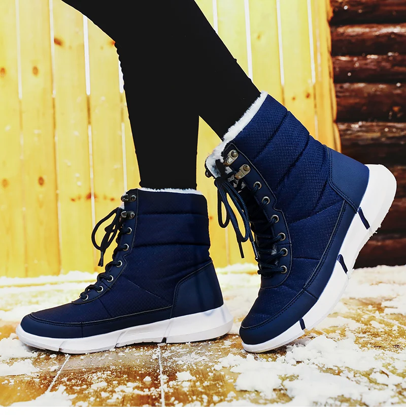 Мужские ботинки; Новинка года; зимняя обувь для мужчин; водонепроницаемые зимние ботинки; Легкие зимние кроссовки; chaussure homme; обувь размера плюс 48