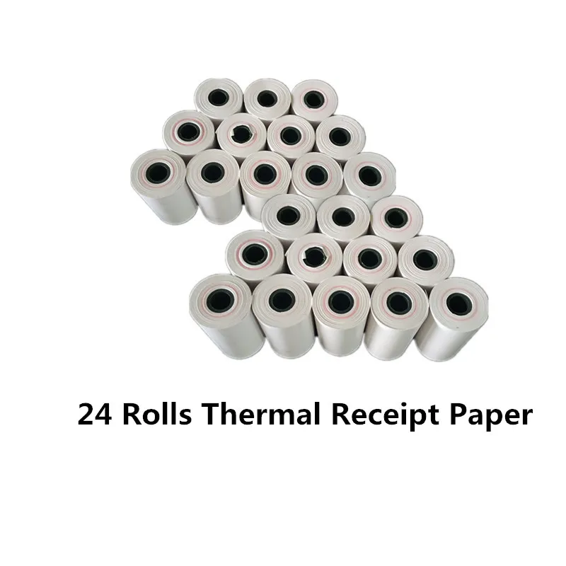 Universal Paper 57x30mm Thermal Receipt Paper for All Mini 58mm Inkless  Wireless Bluetooth Thermal Receipt Printer Papel Termica - AliExpress