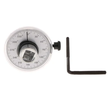 

Analogue Torque Angle Gauge Dial Torq Wrench 0 - 360 Degrees 1/2 Drive Tool