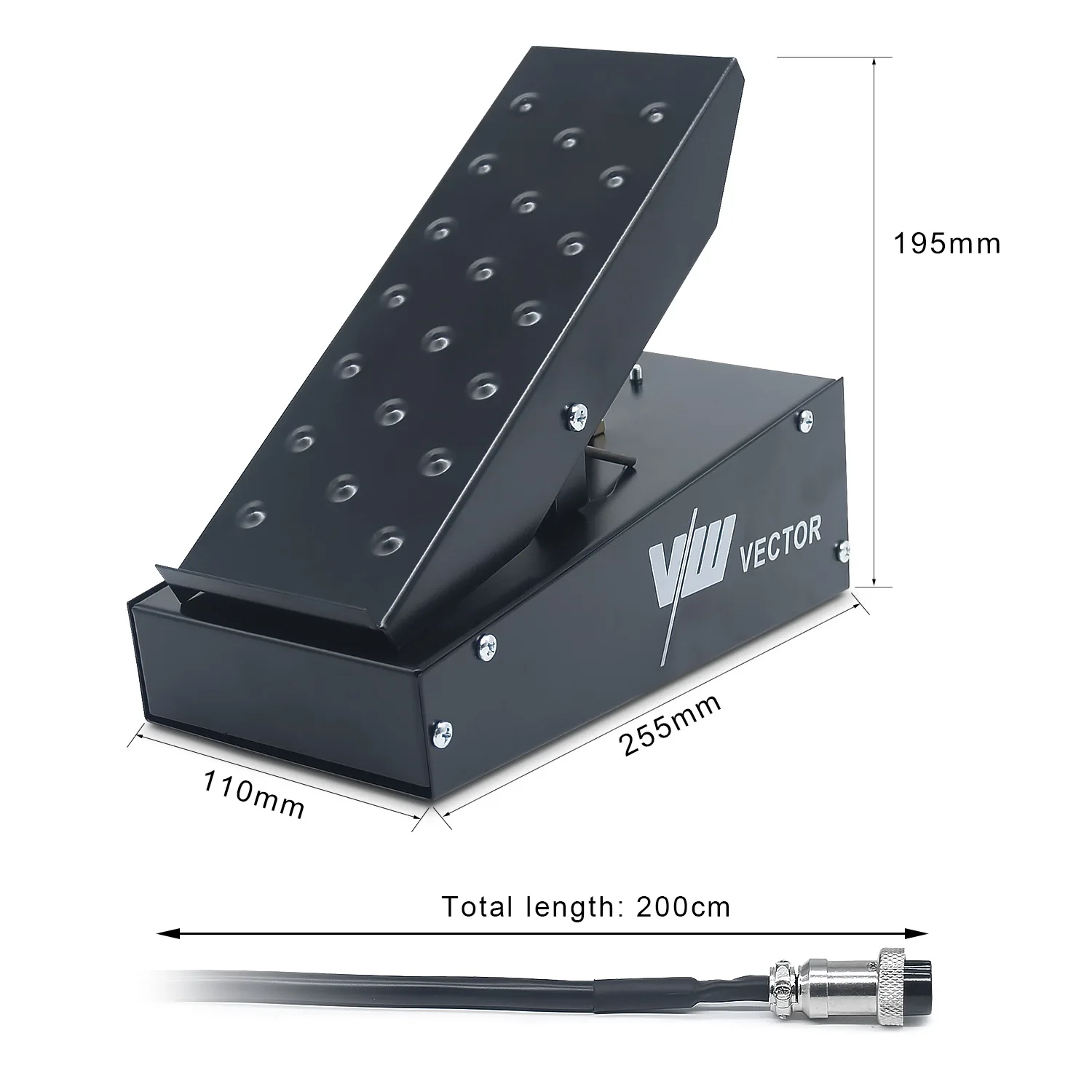 US $52.78 TIG Welding Machine Foot Pedal Remote Current Controller 5Pins Air Socket Female 2M Cable Wire For ACDC Pulse WSM Welders