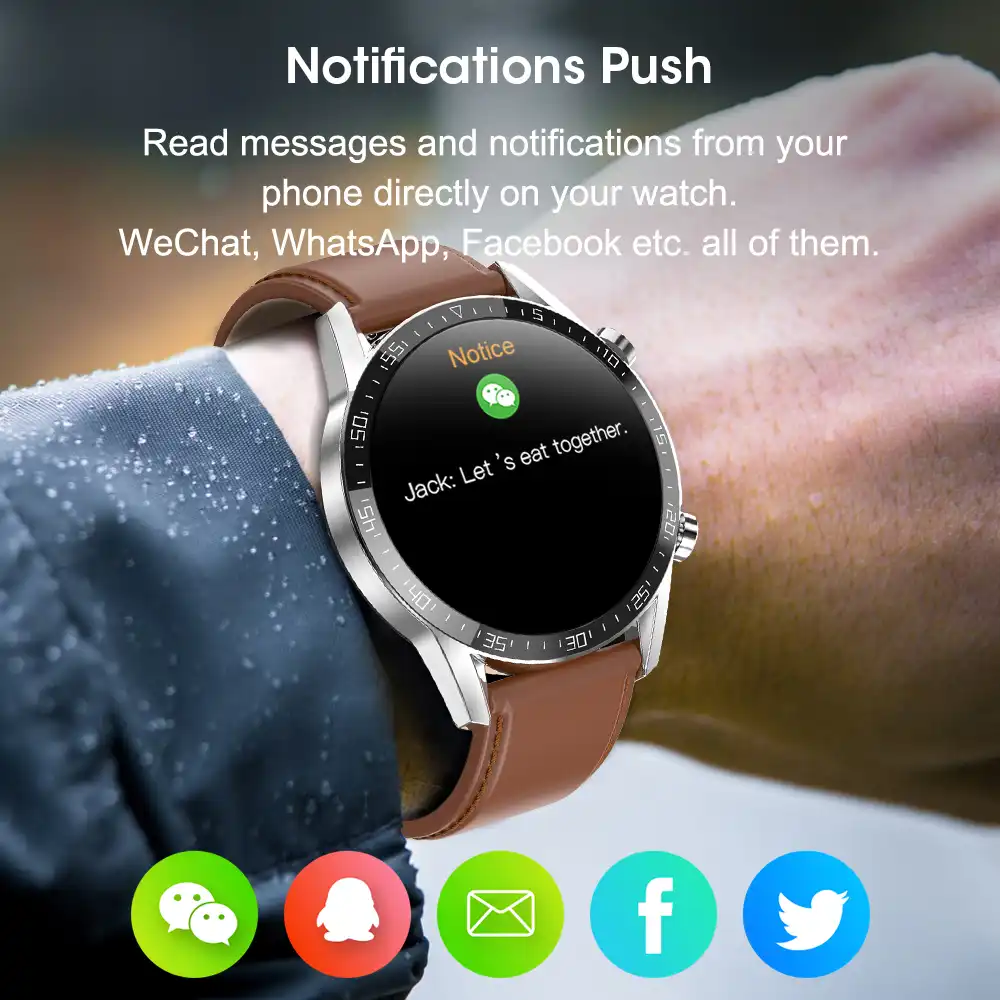 smartwatch with notifications