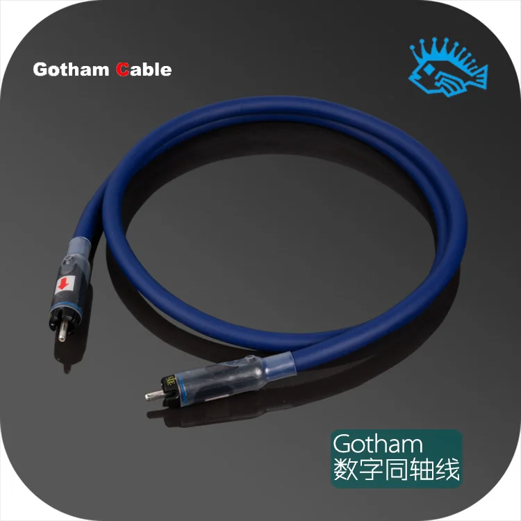 1 шт. Швейцария Gotham 10070 GAC-1 S/PDIF 75 Ом BNC RCA цифровой аудио коаксиальный кабель