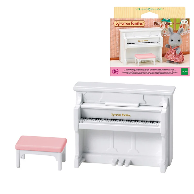 Sylvanian Families Dollhouse Playset Piano set Furniture Accessories Gift  Girl Toy No Figure New #5147