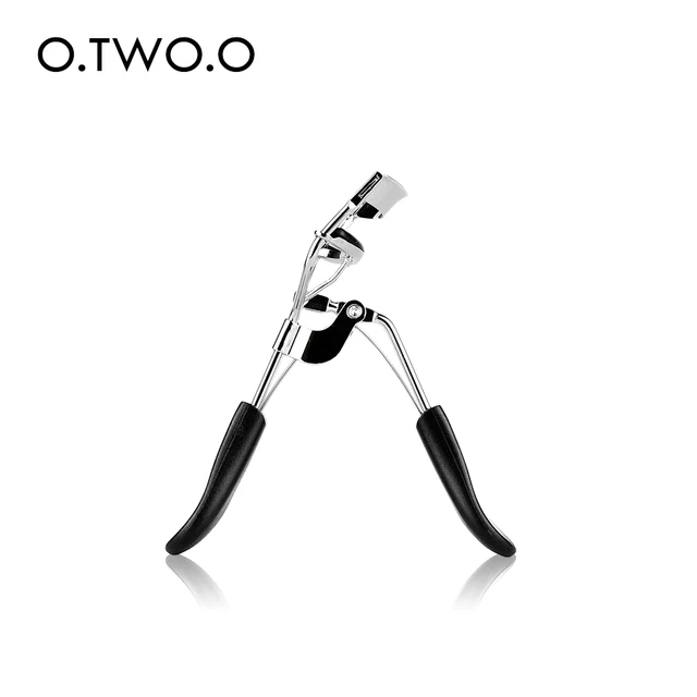 O.TWO.O Handle Eyelash Curler Eye Lashes Curling Clip Eyelash Cosmetic Makeup Tools Accessories Black Silver Color 4