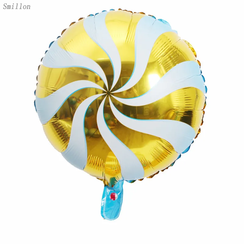 1 шт. Золотая мельница конфеты алюминиевая пленка воздушные шары globos balony круглый