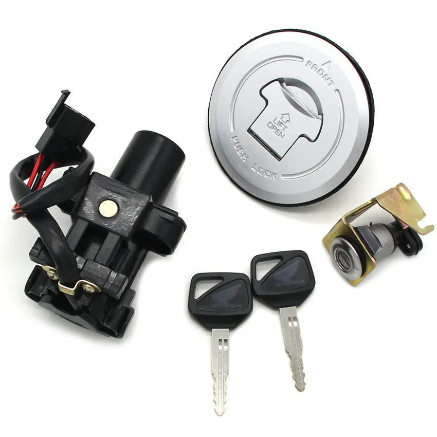 

Motorcycle Ignition Key Switch Fuel Gas Cap Seat Lock Kit For Honda CB250F 2015-2017 CB300F ABS 2015 2016-2019 OEM:35010-K33-700