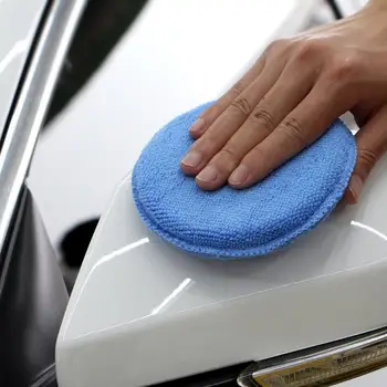

Soft Microfiber Car Wax Applicator Pad Polishing Sponge Car Waxing Sponge Auto Care 5Inch Car Waxing Sponge