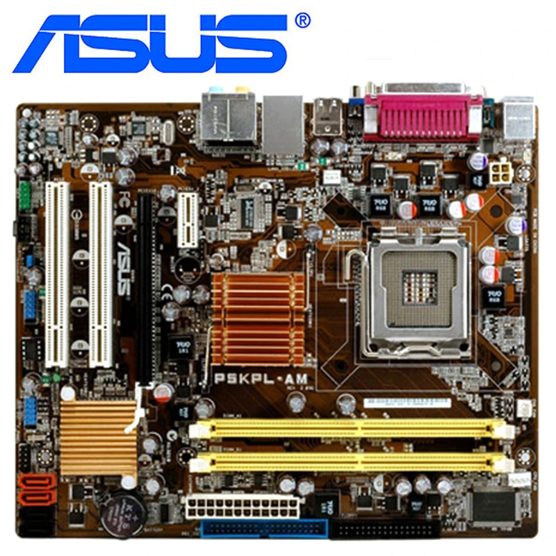 Asus P5kplam Motherboard Lga 775 Ddr2 4gb For Intel G31 P5kplam