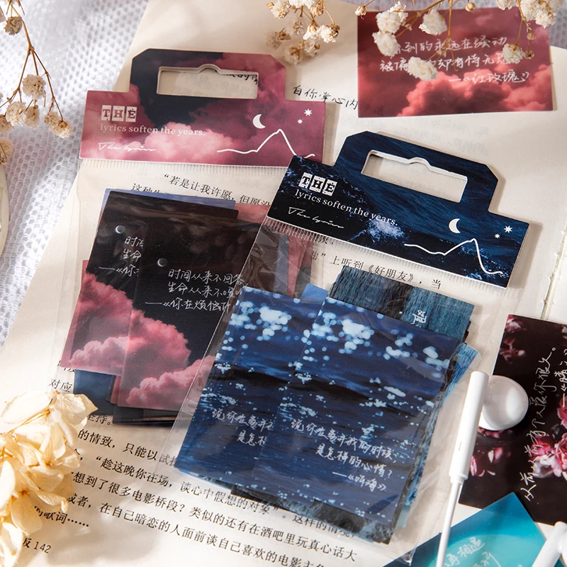 Yoofun 30pcs/pack Aesthetics Stickers For Scrapbooking Bottles Cup