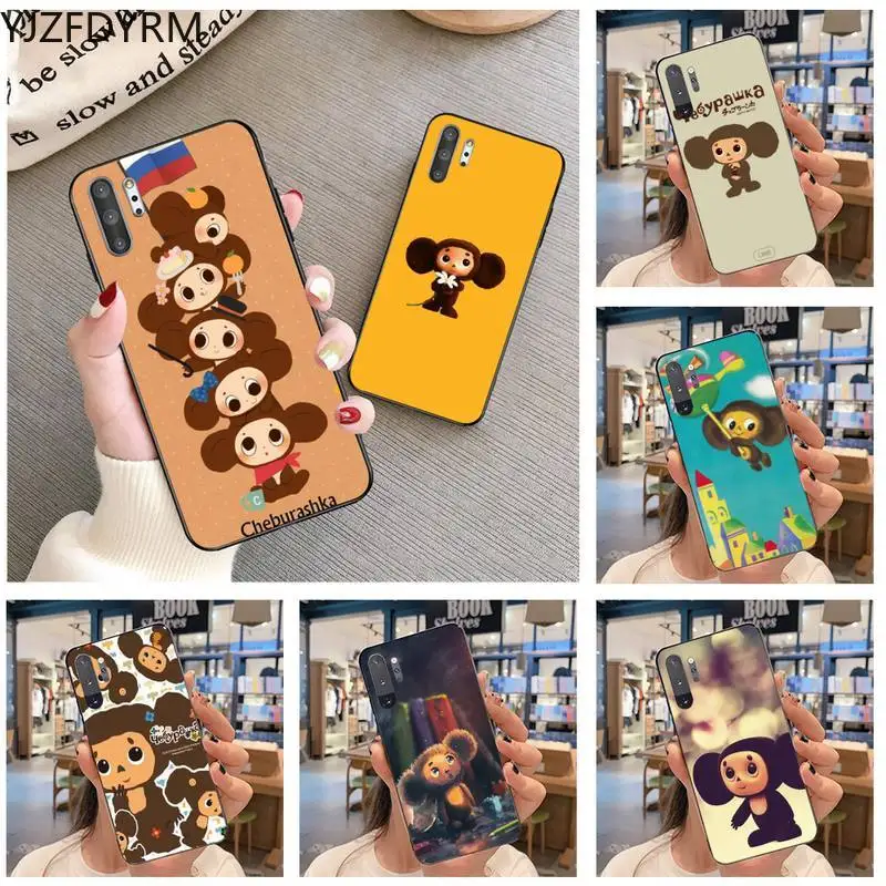 

Cheburashka Phone Case For Samsung Galaxy Note20 ultra 7 8 9 10 Plus lite J7 J8 Plus 2018 Prime