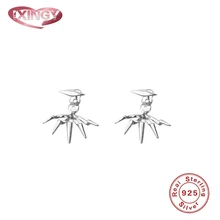 Серьги-гвоздики из стерлингового серебра 925 пробы для женщин, модные серьги в форме вертикальной полосы, модные ювелирные изделия