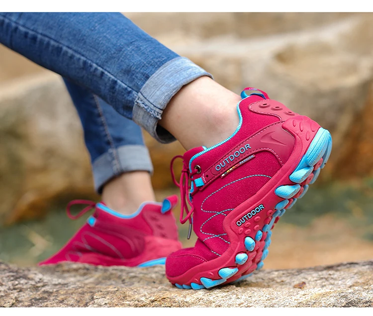 Новинка; Мужская обувь для походов; дышащая водонепроницаемая обувь для горных прогулок; кроссовки для мужчин и женщин; нескользящая обувь унисекс для альпинизма и треккинга