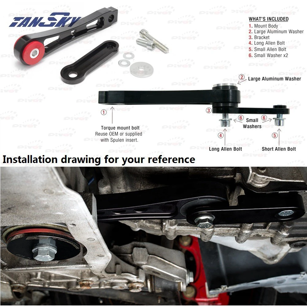 Автомобильный гоночный маятник (кость собаки) комплект крепления двигателя для VW