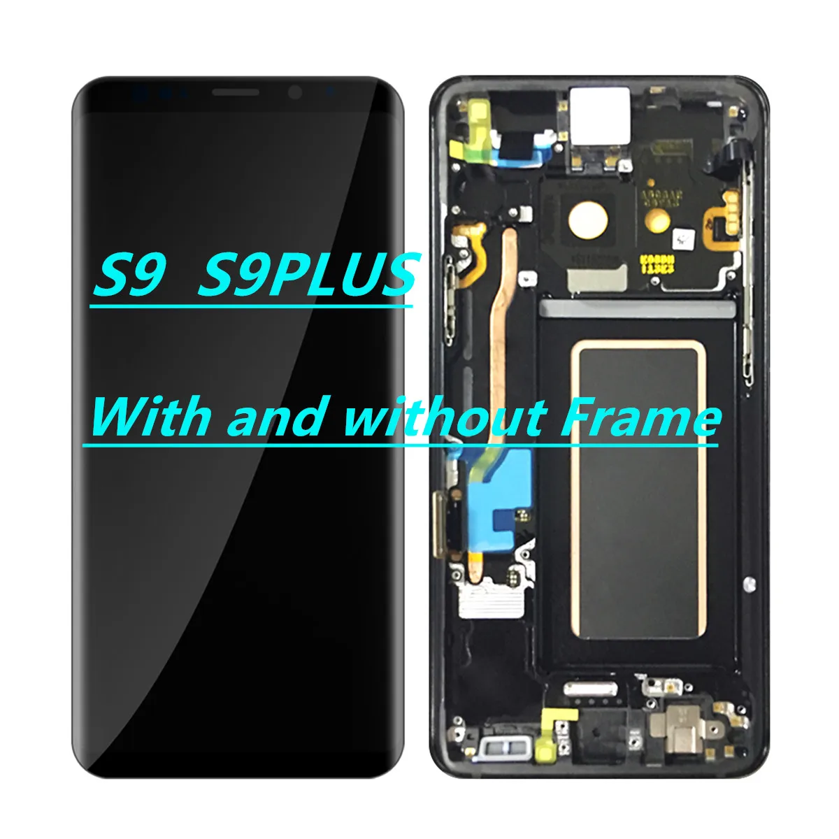 Оригинальная Замена для SAMSUNG Galaxy S9 ЖК дисплей сенсорный экран дигитайзер с рамкой