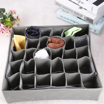

30 Plaid Storage Box Bra Underwear Panties Tie Socks Finishing Box Drawer Closet Storage Box