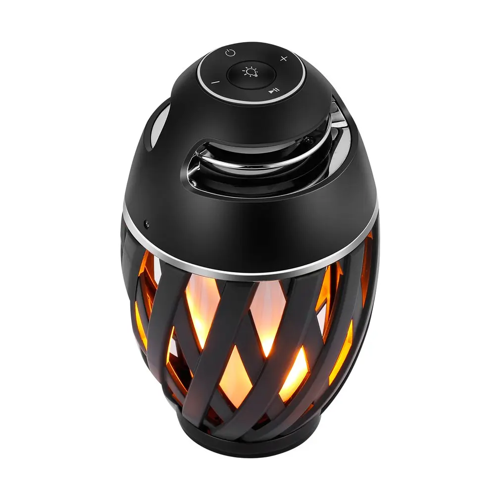 

96 LED Flame Atmosphere Lamp Speaker Table Lamp Portable Wireless Speaker with Superior Bass and Sound 2000mAh