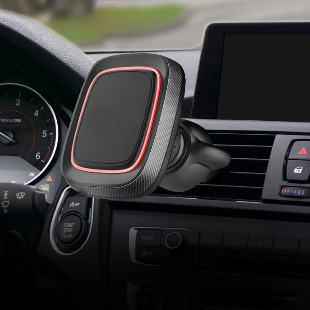 

Car Phone Holder Magnetic Stand for iPhone X Xs Max XR 8 Samsung S9 Cellphone Magnet Mount 360 Rotation Holder in Car