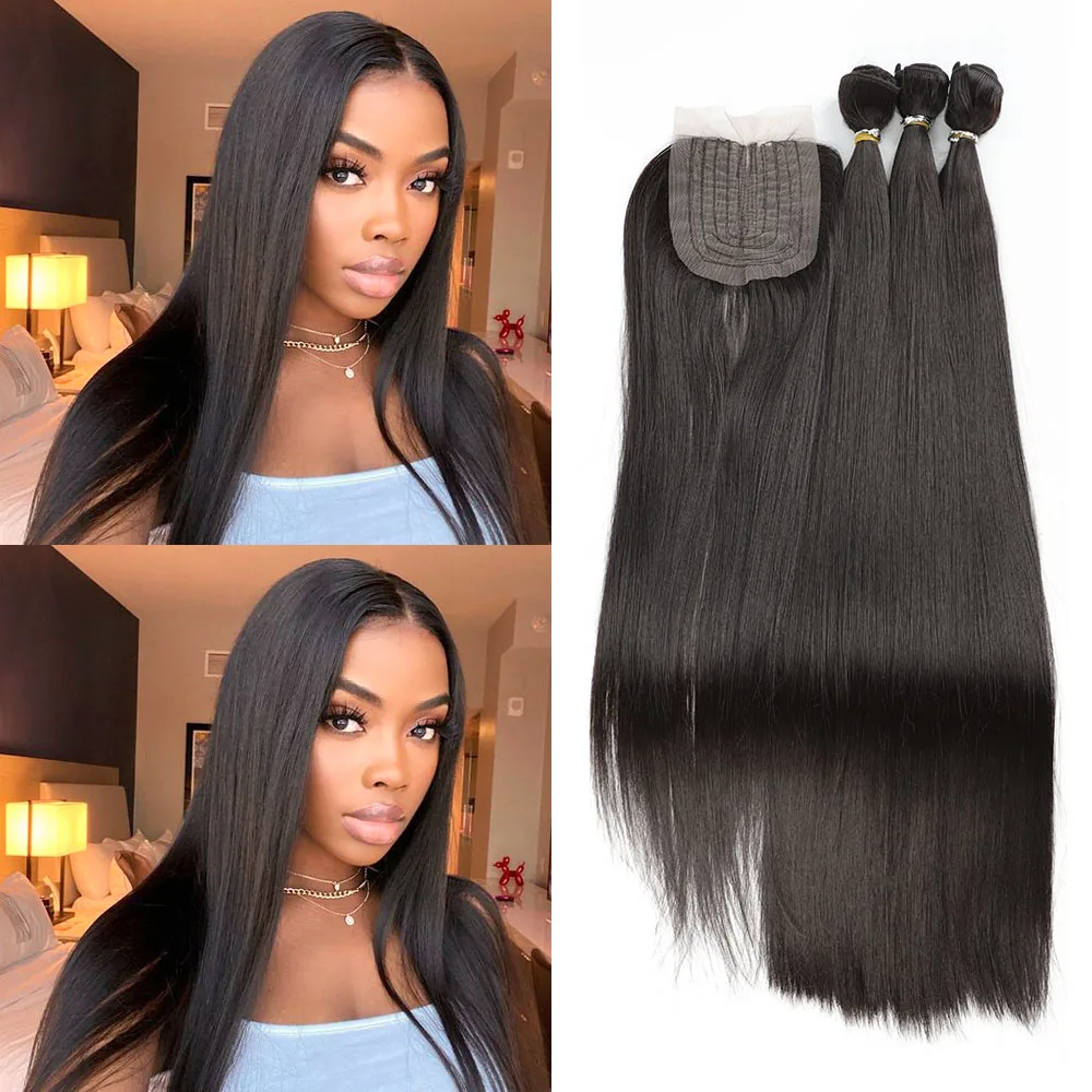 Synthetic Hair Bundles with Ranking TOP3 Mesa Mall Closure All 1 in Straight