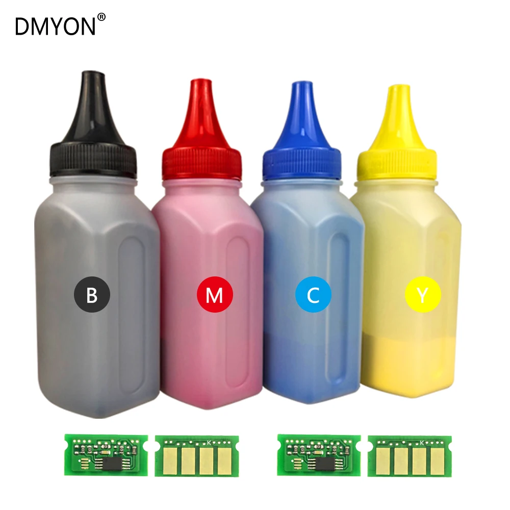 

DMYON 4 Color Chip Toner Powder Compatible for Ricoh Aficio SP C252DN C252F C260DNw C262DNw C262SFW SPC252 SPC260 SPC262