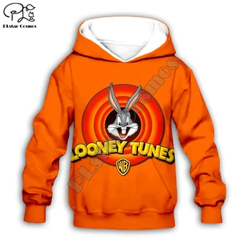 

Kids 3D Bugs Bunny print hoodies Sweatshirt children autumn coat baby Looney Tunes boy girl clothing zipper tshirt Pant shorts