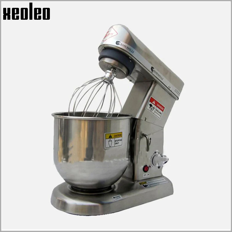 XEOLEO Planetary mixer Food mixer Bread dough mixer Commercial Dough kneading machine with Stainless Steel Bowl 500W 3-speed