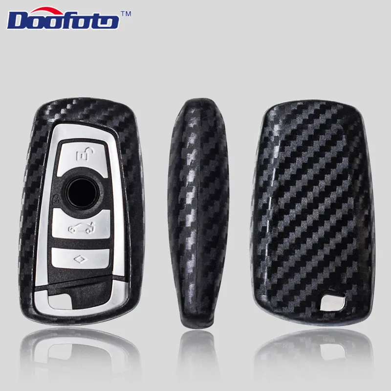 Car Key Shell Carbon Fiber car accessories Lines Car Protection Key Cover for bmw e46 F10 F20 F30 1 3 4 5 6 7 Series X3 X4 320I 116I 118I key case,key case cover
