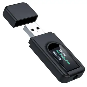 

Wireless USB Bluetooth Adapter 5.0 for Computer Bluetooth Dongle LCD Screen Display Bluetooth 5.0 Wireless-Audio Adapter