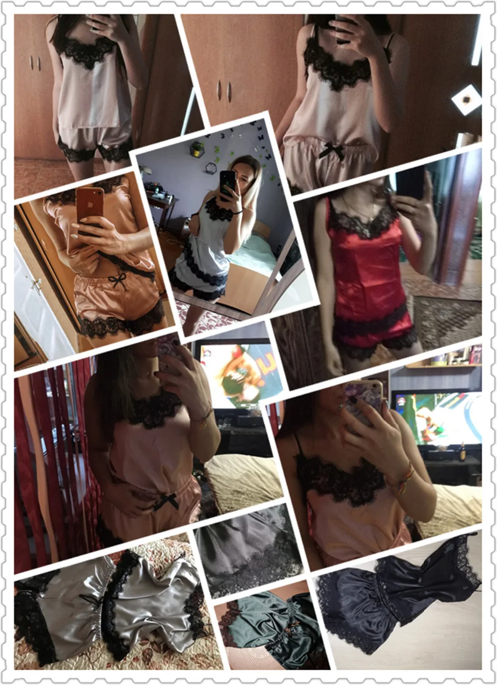 Сексуальная ночная рубашка Летняя одежда женское сексуальное белье шелковое кружевное повседневное свободное однотонное платье без рукавов одежда для сна# W