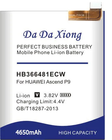4650 мАч HB366481ECW Аккумулятор для huawei Ascend P9 EVA-AL00 AL10 EVA-TL00 для huawei Ascend P9 Lite G9 Honor 8 для huawei 5c