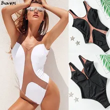 Bunvel, сексуальный Монокини, пуш-ап, бразильский купальник, из кусков, купальник для женщин, Цельный купальник, бикини,, mujer