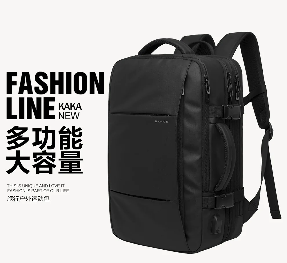 

New Style Business Backpack Men's Travel Bag Waterproof Backpack Large-Volume-Expanded Capacity Men's Computer Backpack