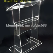 Стабильная Красивая фирма современный дизайн дешевая прозрачная акриловая кафедра