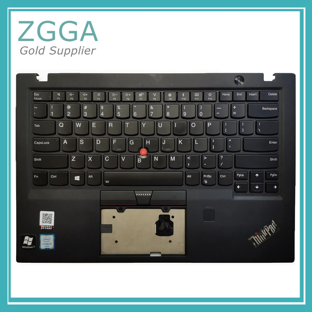 Upper Case US Keyboard For Lenovo ThinkPad X1 Carbon 5th 20HR 20HQ 20K4 20K3 2017 Palmrest C Cover FPR 01LX508 01LX550 01ER623 | Компьютеры