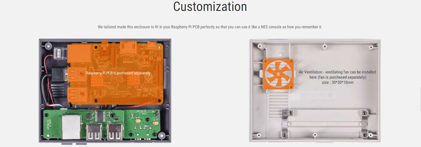 Чехол Retroflag NESPi PLUS для Raspberry Pi 3 B+(B Plus) 2+ Retroflag классический usb-контроллер-U для Raspberry Pi, Windows, Switch