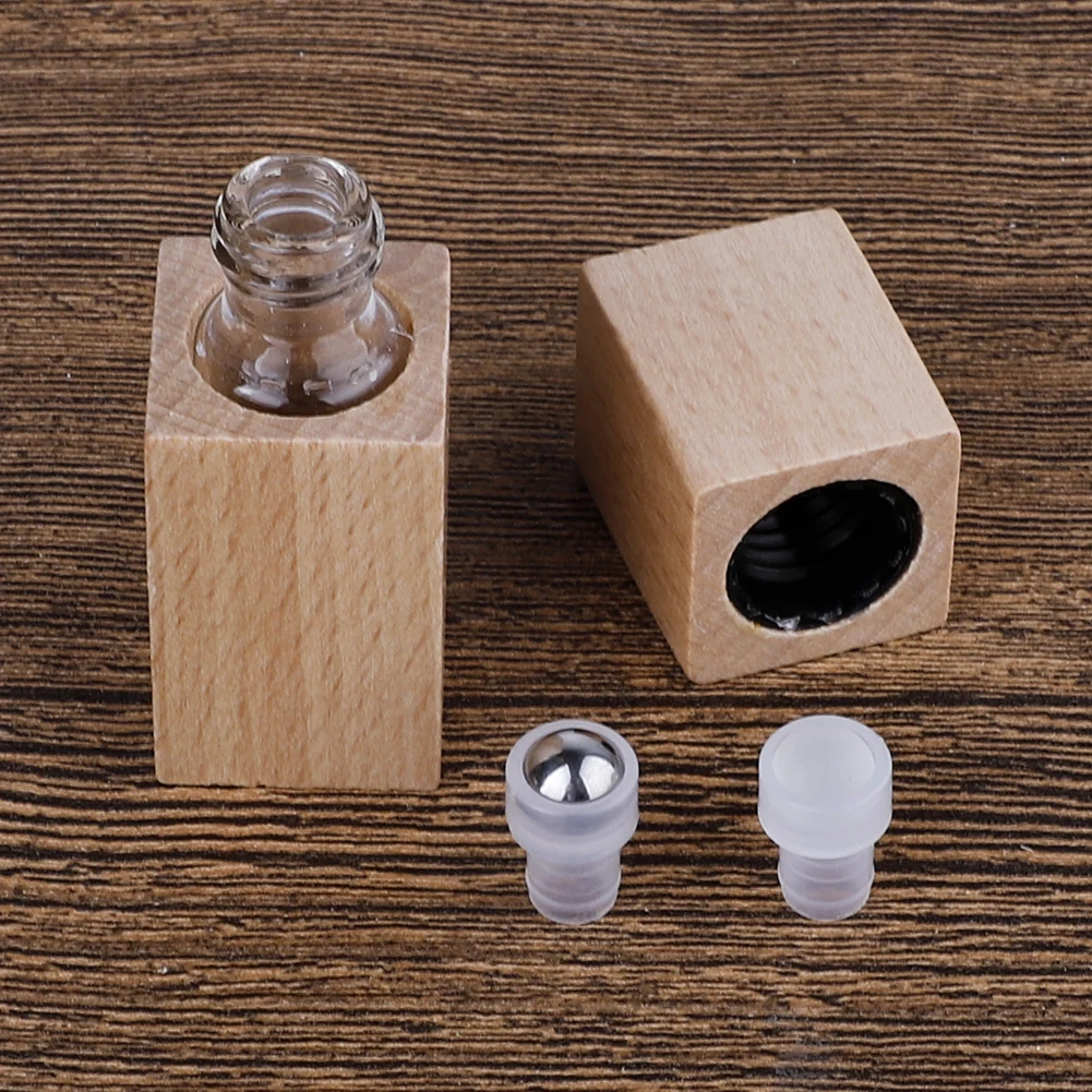 

5ml 10ml Glass Roll-on Essential Oil Bottles with Stainless Steel Roller Ball and Glass Roller Ball For Blending