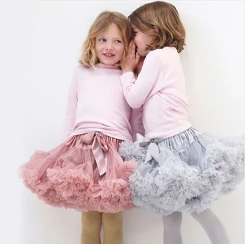 

123Girls Tutu Skirt Fluffy 2019 Ballet Ball Gown baby girl summer clothes Dance Skirts Mini Saias tutu faldas meninas