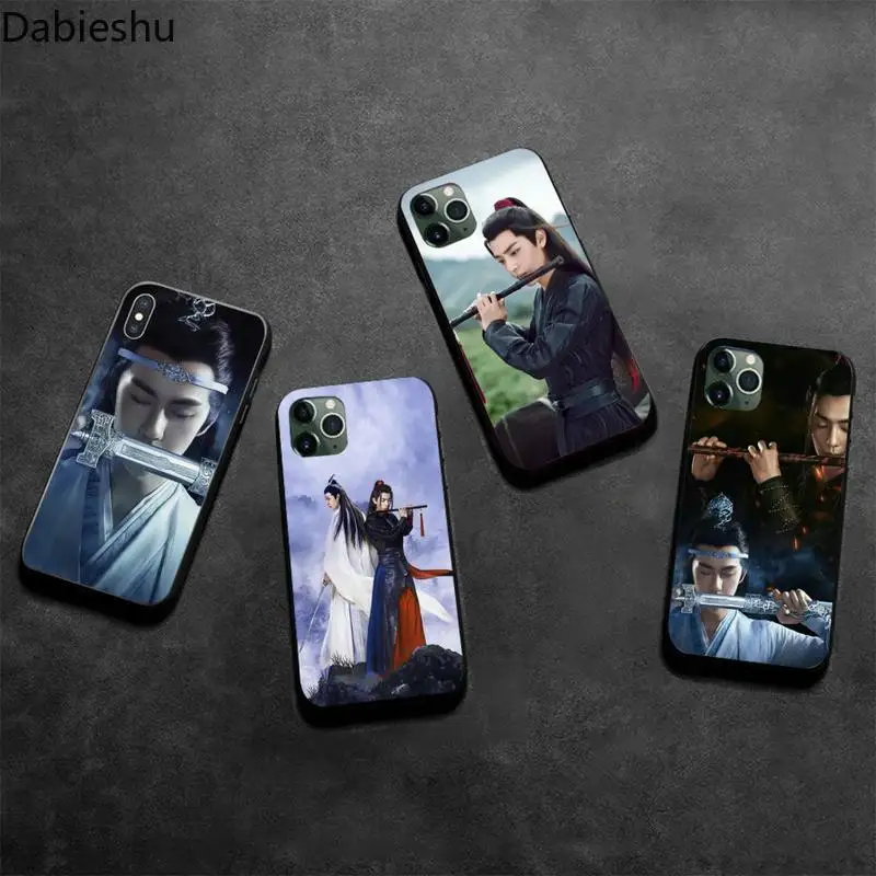 Мягкий чехол Dabieshu Wang Yibo Xiao Zhan для iphone 12 pro max 11 XS MAX 8 7 6 6S Plus X 5S SE 2020 XR|Бамперы| |