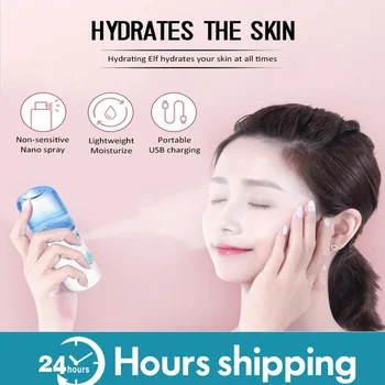 

Moisturizing Face Humidifier 15ml Mini Facial Steamer Professional Face Sprayer USB Mist Spray Facial Humidifier Sprayer