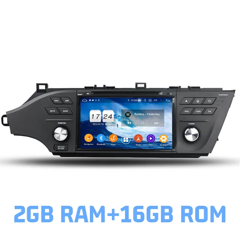 DSP ips Android 9,0 64G rom 4G ram 8 Core автомобильный dvd-плеер gps карта RDS радио Wifi Bluetooth 4,2 для Toyota Avalon - Цвет: 2GB RAM and16GB ROM