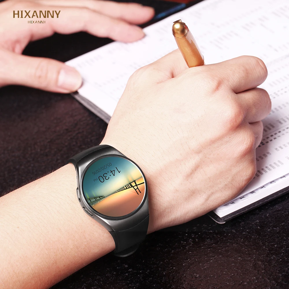 

Smart Watch Men KW18 Support SIM TF Card Bluetooth Call Heart Rate Pedometer Sport Modes Smartwatch For Android IOS Reloj Hombre